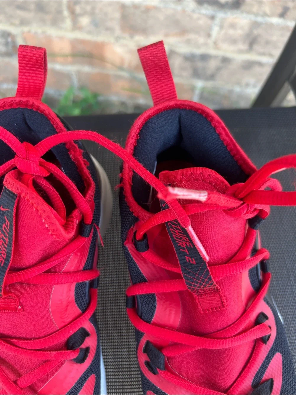 Nike Kids Red and Black Sneakers